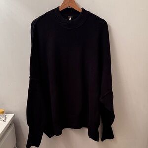 Free People women’s black Sweater